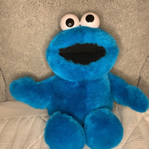NEW out of Box Vintage 90sTickle Me Cookie Monster Demo-Mode Tag still Attached - Picture 4 of 12